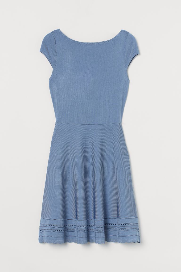 

Платье женское H&M 947320002, голубое, L, Голубой, 947320002