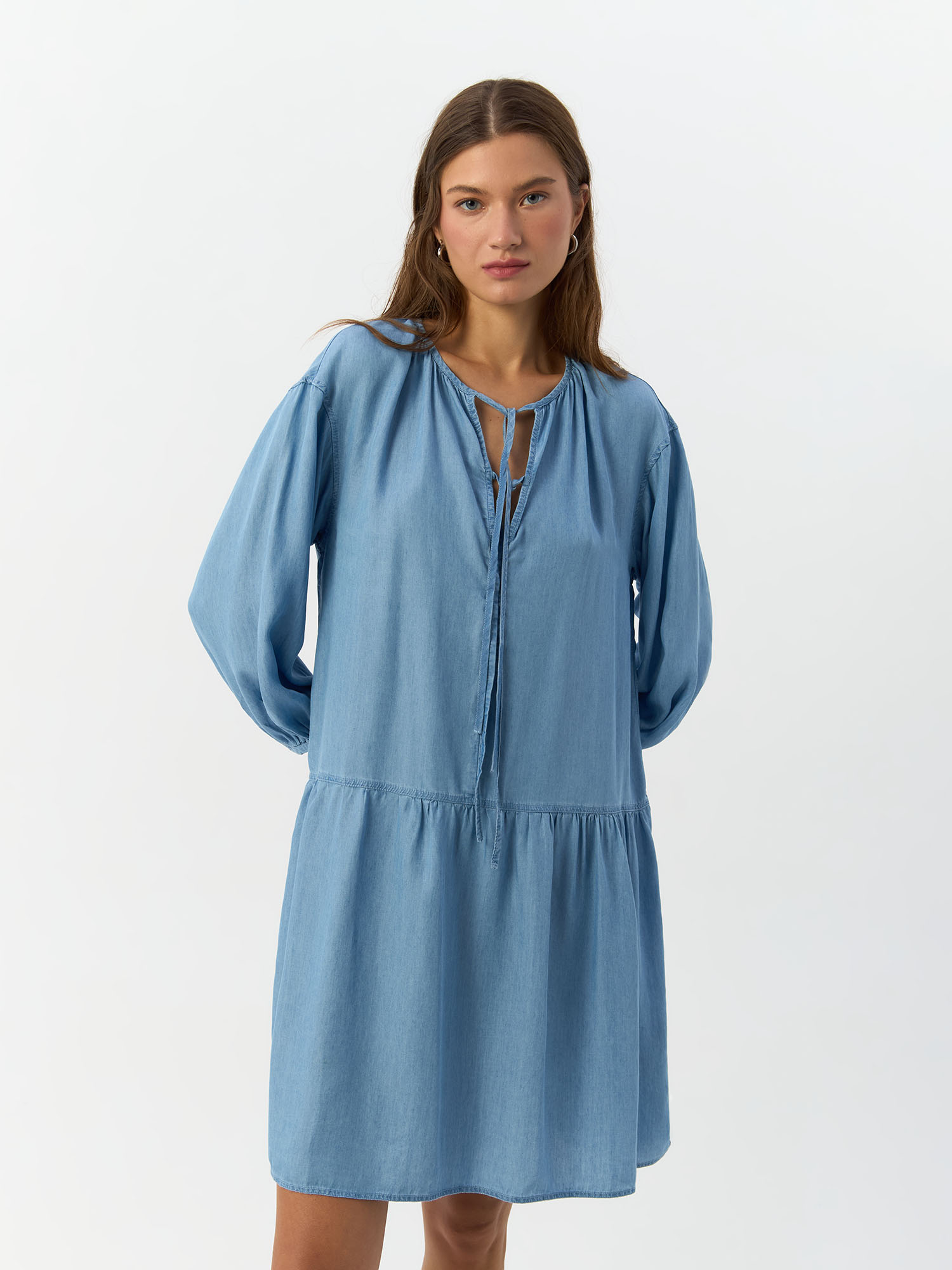 

Платье женское H&M 871561006, голубое, L, Голубой, 871561006