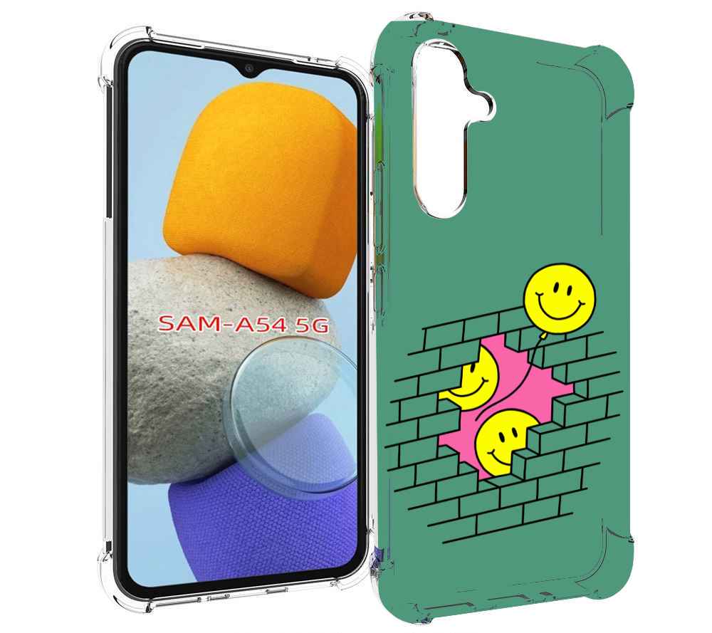 

Чехол MyPads шарики в стене для Samsung Galaxy A54, Tocco