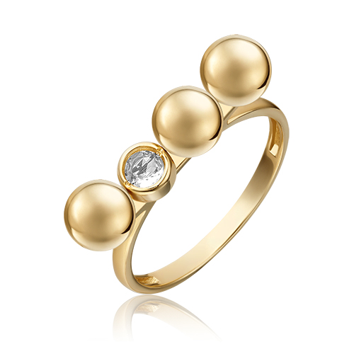 

Кольцо из золота р. 16,5 PLATINA jewelry 01-5510-00-201-1130, топаз, 01-5510-00-201-1130