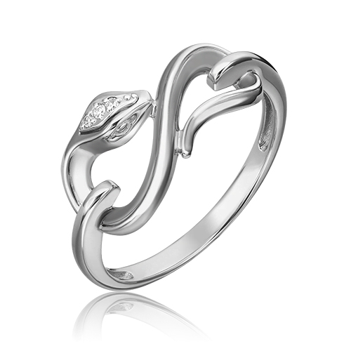 

Кольцо из белого золота с бриллиантом р. 16 PLATINA jewelry 01-5497-00-101-1120, 01-5497-00-101-1120