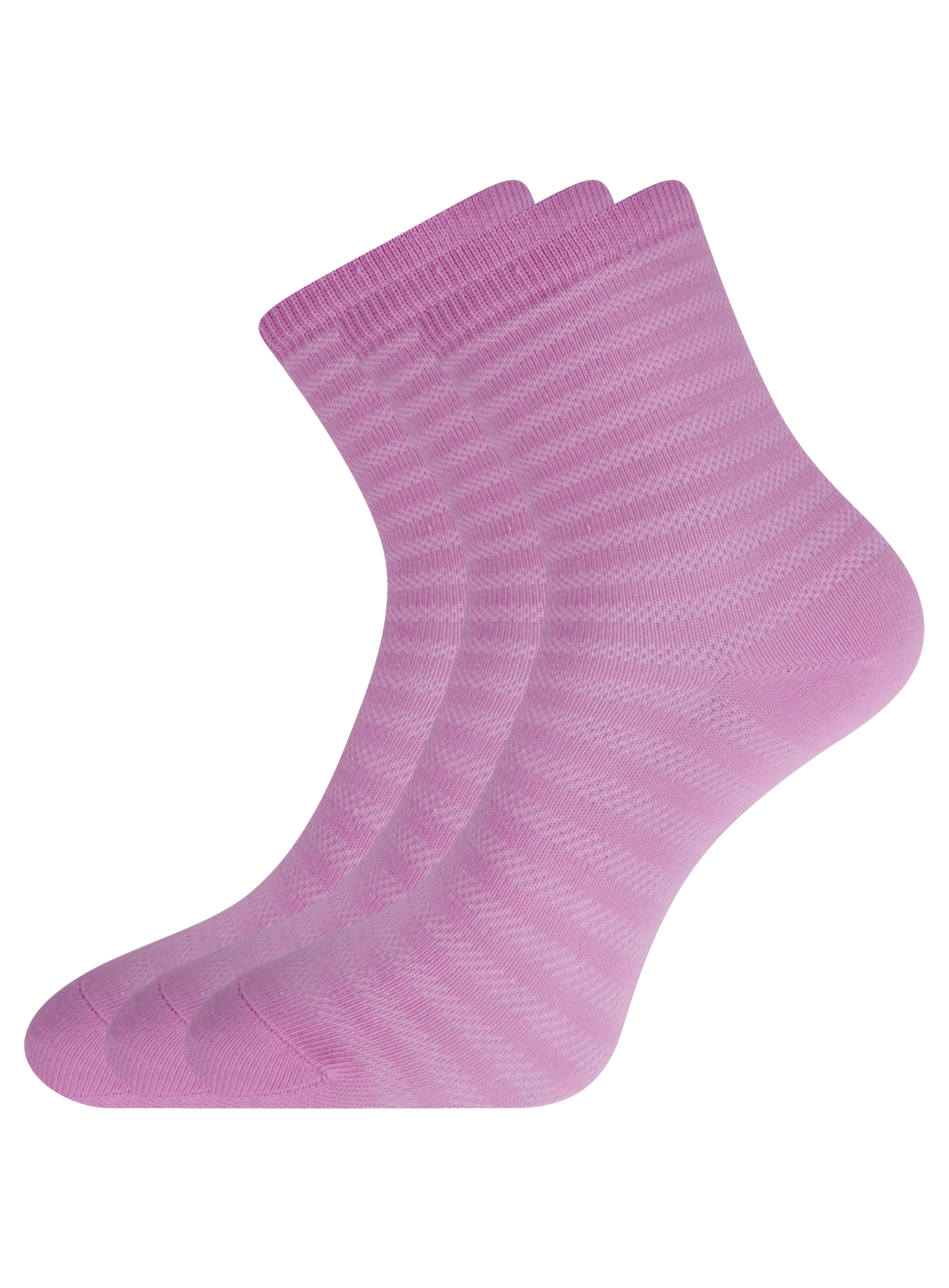 

Комплект носков женских oodji 57102813T3 фиолетовых, Фиолетовый, 57102813T3