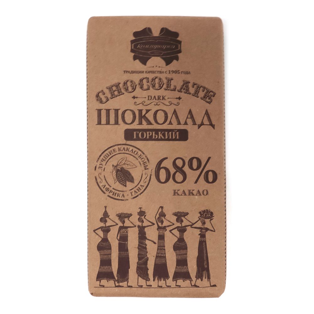 Шоколад Коммунарка горький десертный 68 % какао 85 г
