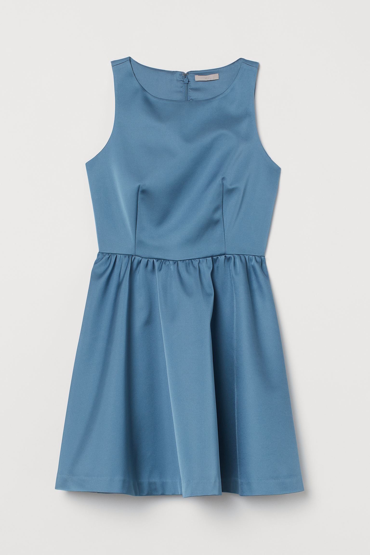 

Платье женское H&M 834383002 голубое 38 EU, Голубой, 834383002