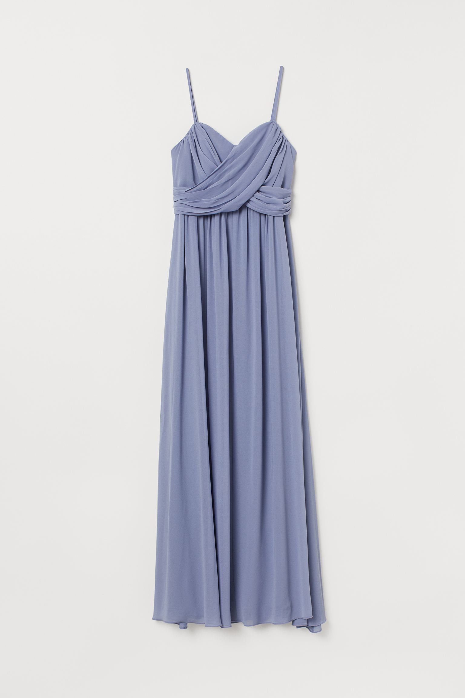 

Платье женское H&M 755075002 синее 52 EU, Синий, 755075002