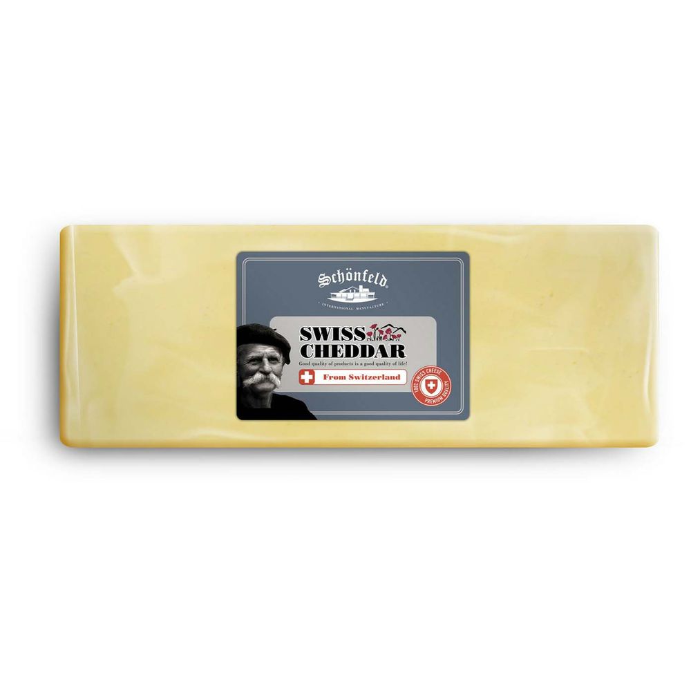 

Сыр полутвердый Schonfeld Swiss Cheddar 53%