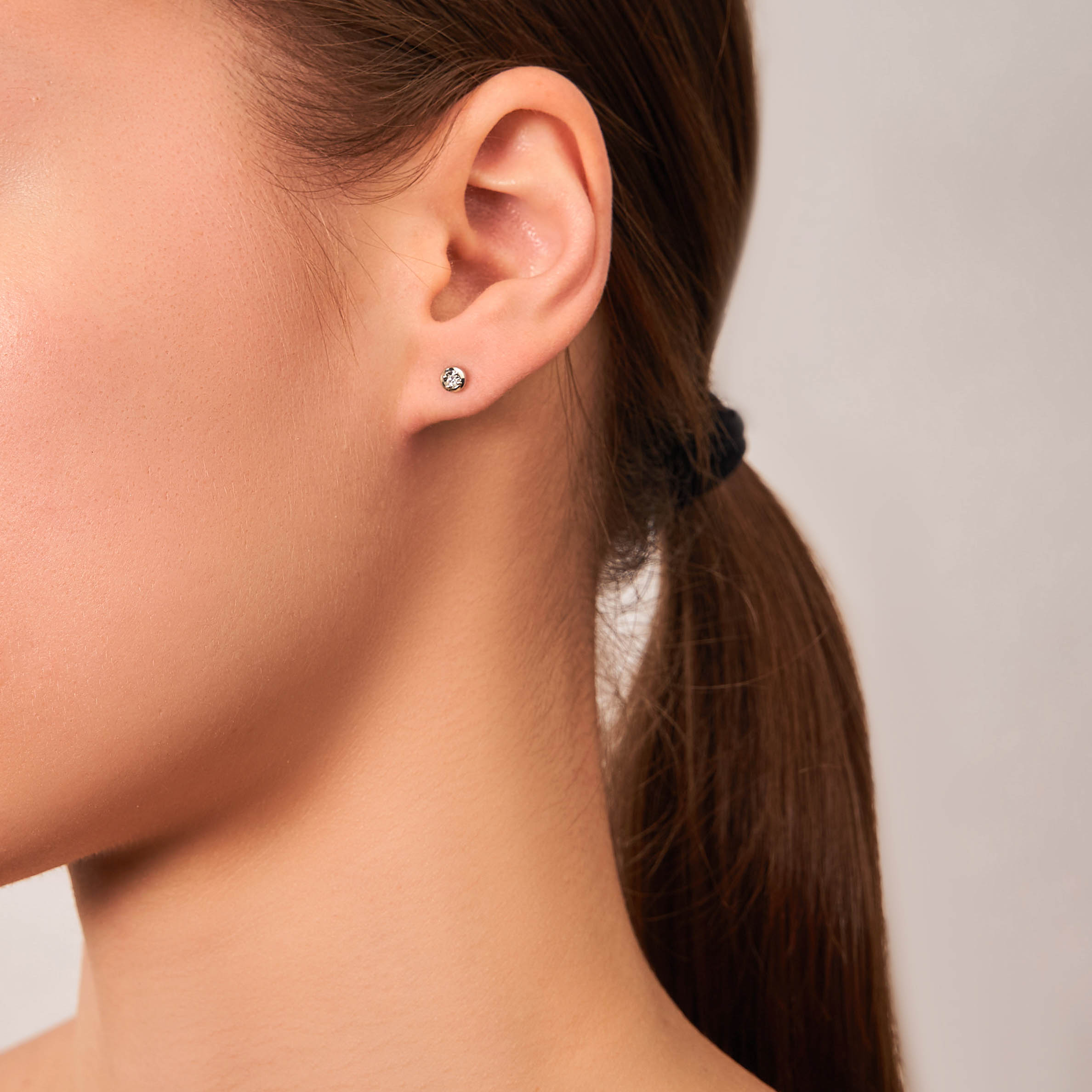 

Пусеты из золота ЮВЕЛИР КАРАТ 7229184/91, бриллиант, 7229184/91