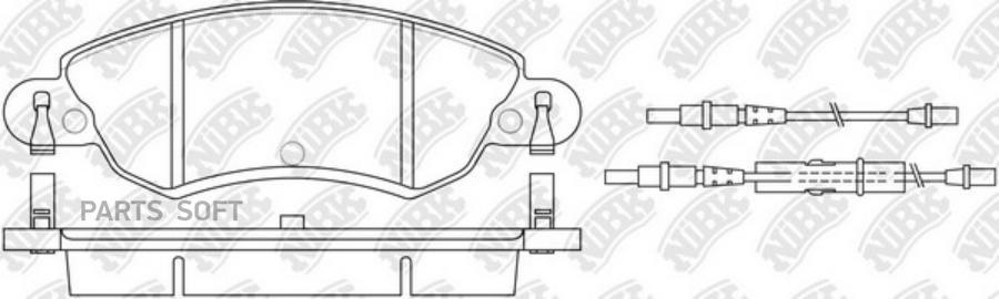 

Тормозные колодки NiBK PN0183W