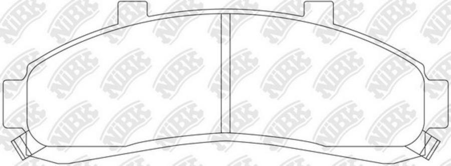 

Тормозные колодки NiBK PN0179
