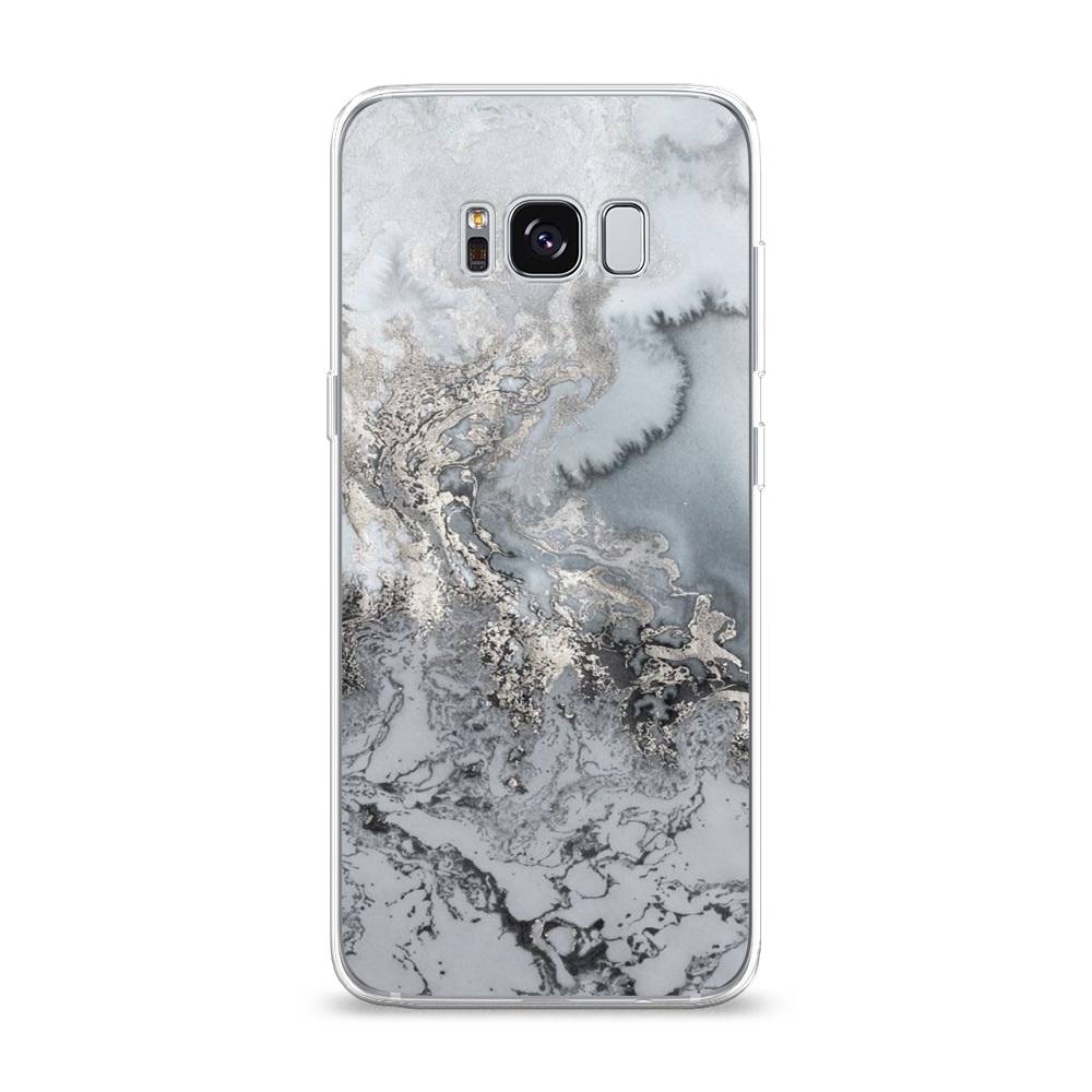фото Чехол awog "морозная лавина серая" для samsung galaxy s8