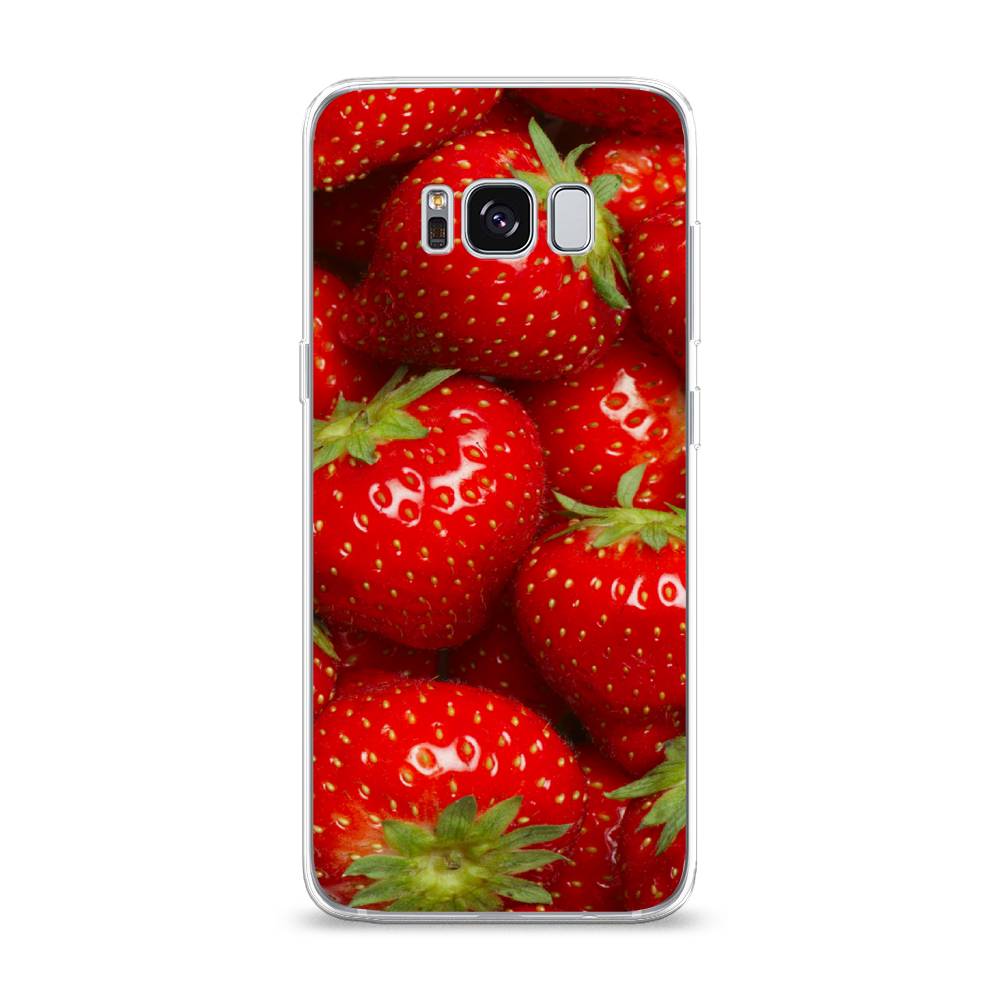 

Чехол Awog на Samsung Galaxy S8 "Клубника", Красный;зеленый, 24750-10