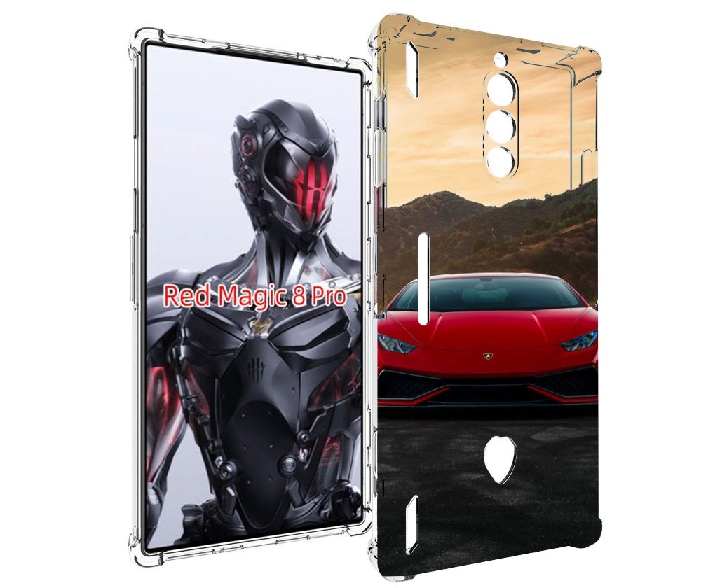 Чехол MyPads lamborghini ламборгини 1 мужской для ZTE Nubia Red Magic 8 Pro / Red Magic...