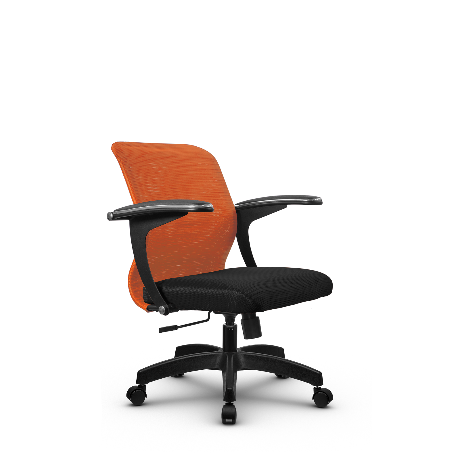 Кресло компьютерное SU-M-4/подл.160/осн.001 Оранжевый/Черный