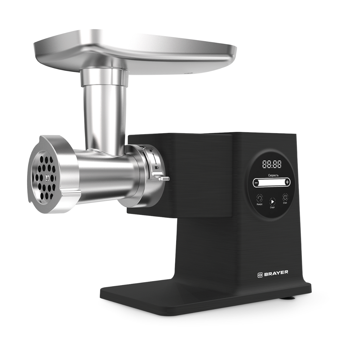 

Электромясорубка Brayer BR1611 2500 Вт черный, BR1611