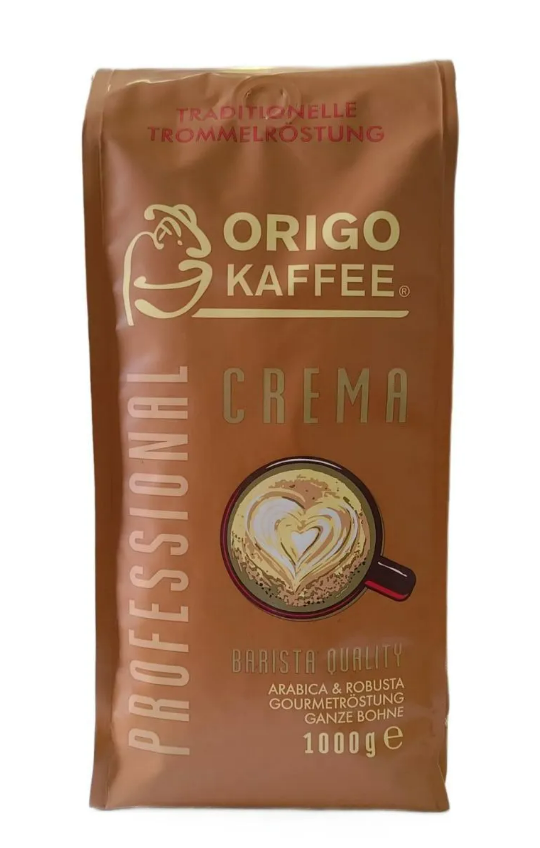 Кофе в зернах ORIGO Kaffe Professional Barista Crema, 1000 г