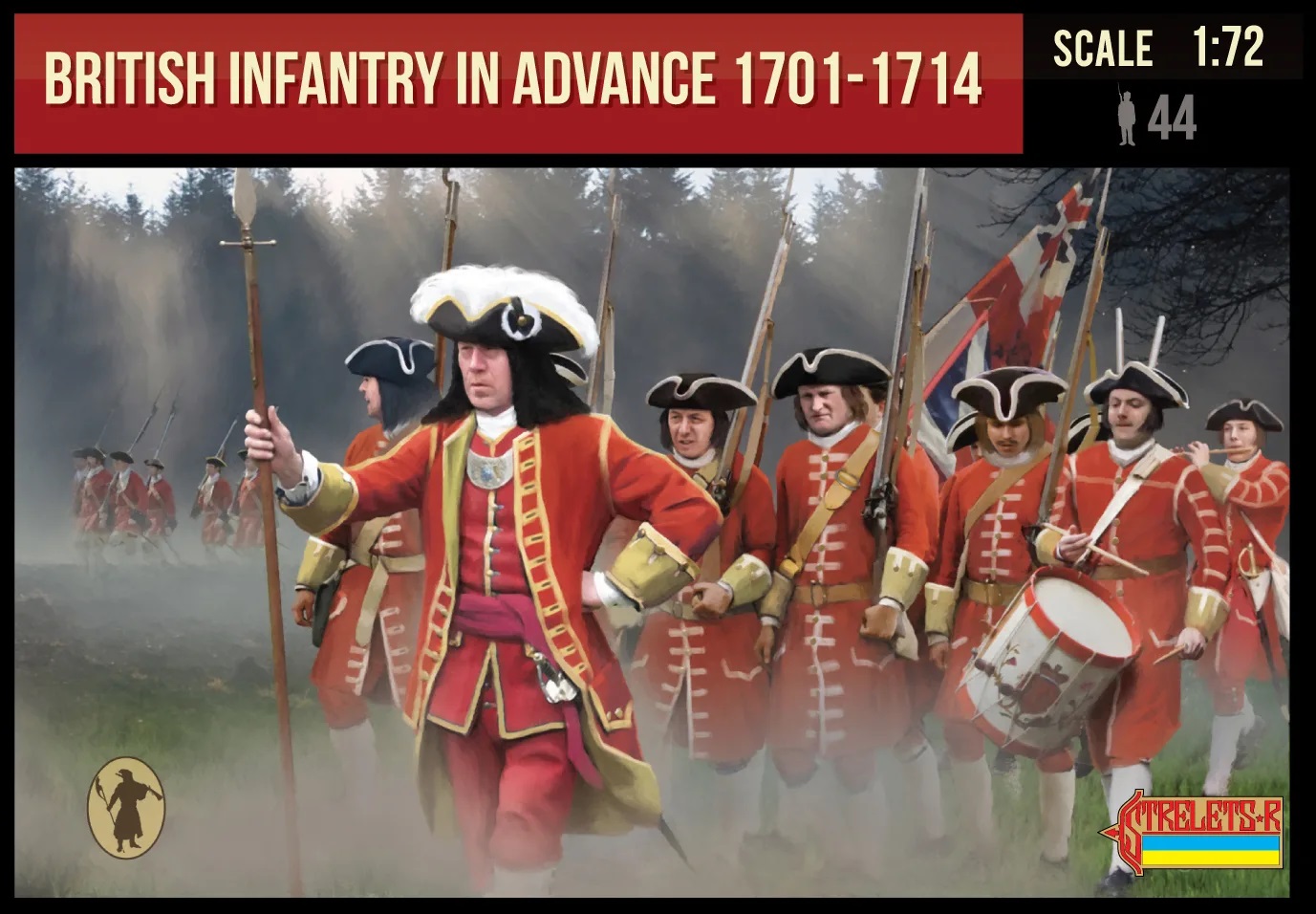 

72230ST Фигуры British Infantry in Advance 1701-1714