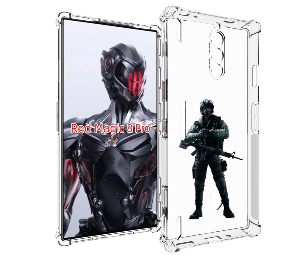 Чехол MyPads Tom-Clancy's-Rainbow-Six-2 для ZTE Nubia Red Magic 8 Pro / Red Magic 8 Pro...