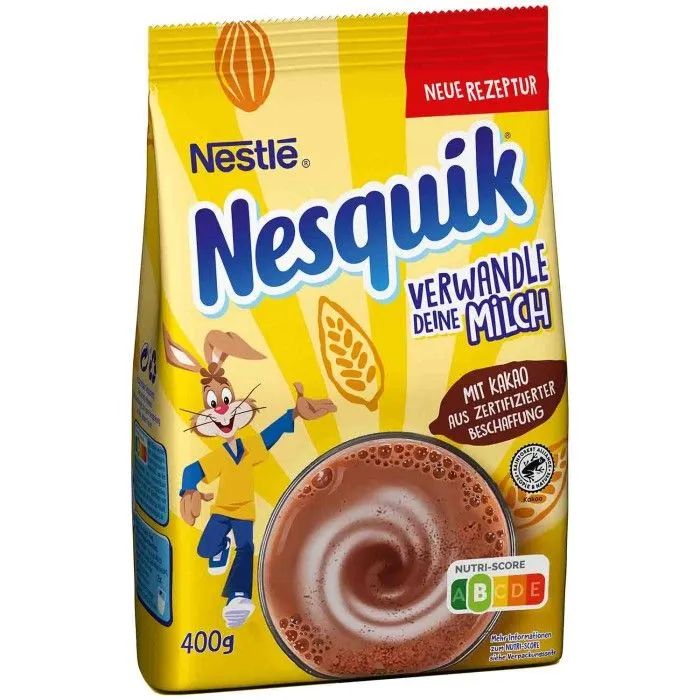 Nesquik  Какао-напиток Несквик растворимый в м/у, 400г. Германия