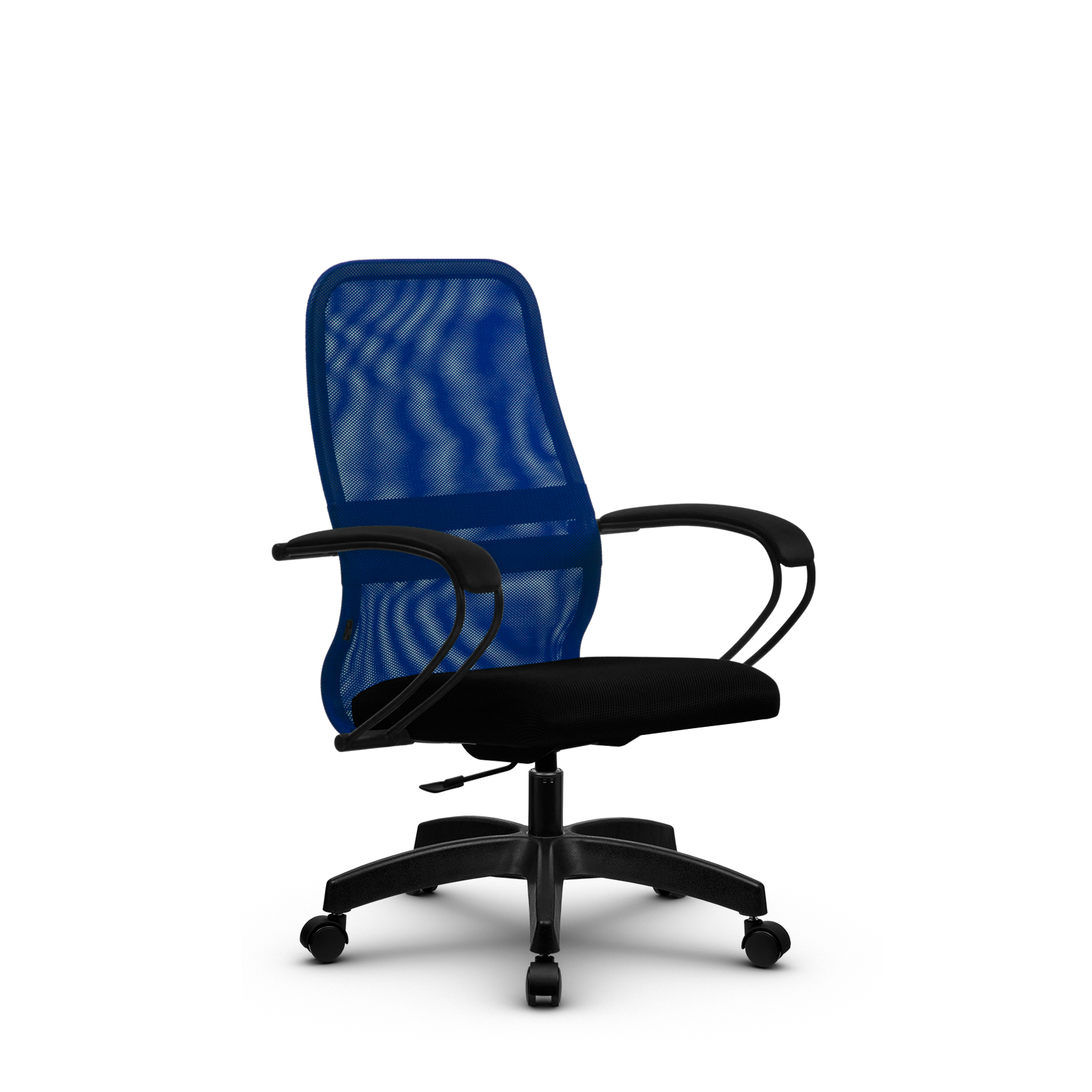 Кресло компьютерное SU-C-8/подл.130/осн.005 Синий
