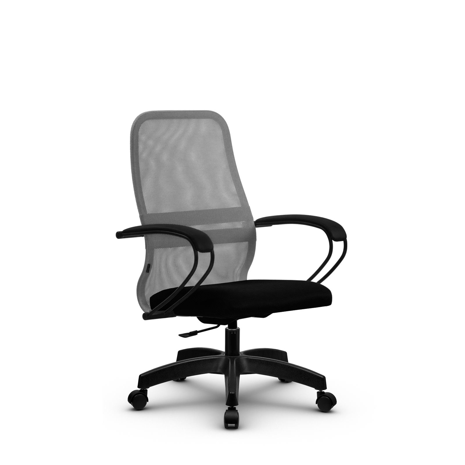Кресло компьютерное SU-C-8/подл.130/осн.005 Светло-серый