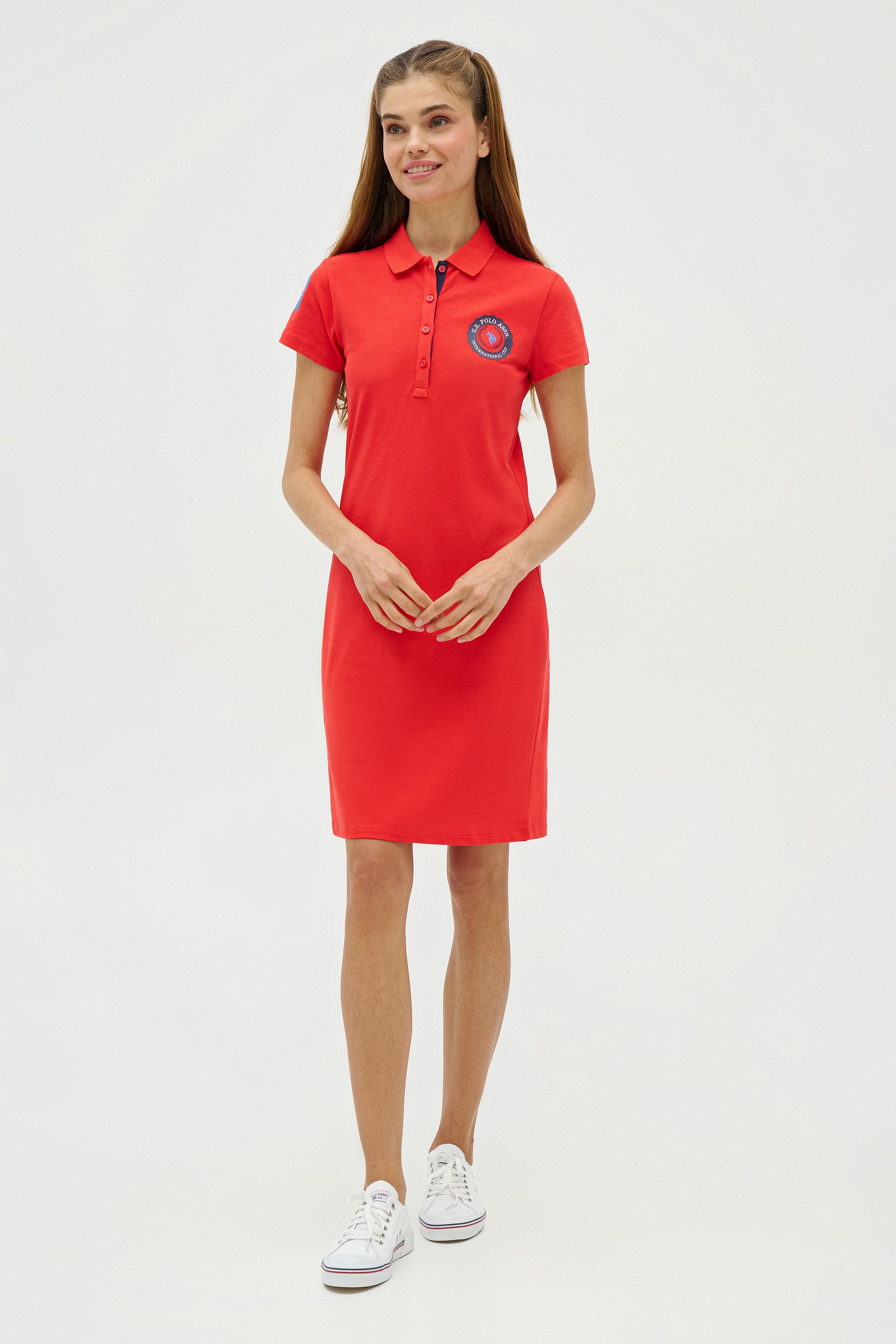 

Платье женское U.S. POLO Assn. G082SZ0750R_MUPTISE красное L, Красный, G082SZ0750R_MUPTISE