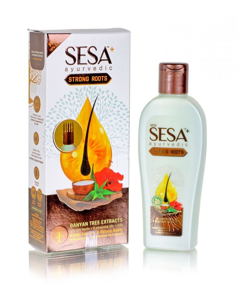

Индийское масло для волос Ayurvedic SESA STRONG, 110мл. Рост волос