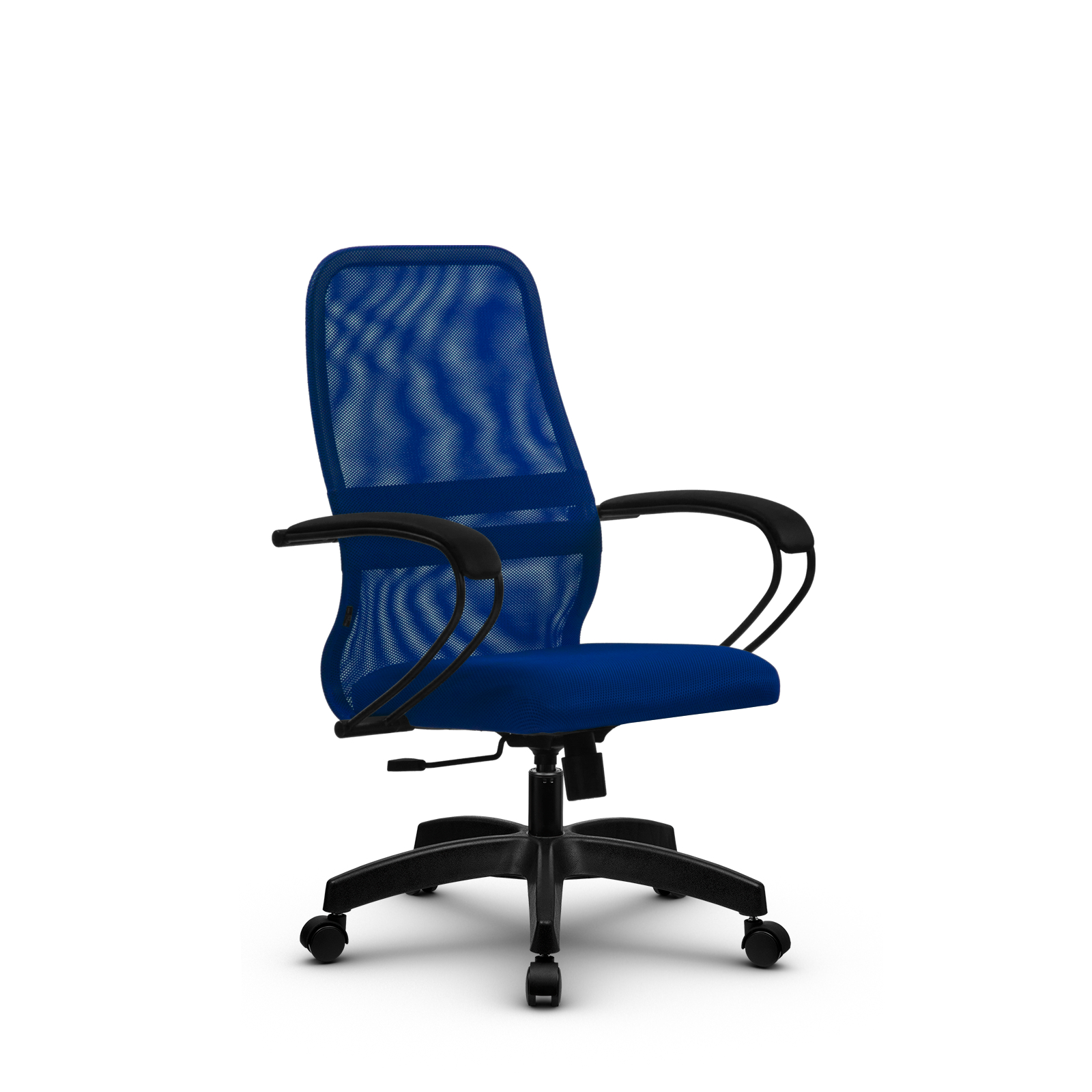 Кресло компьютерное SU-C-8/подл.130/осн.001 Синий/Синий