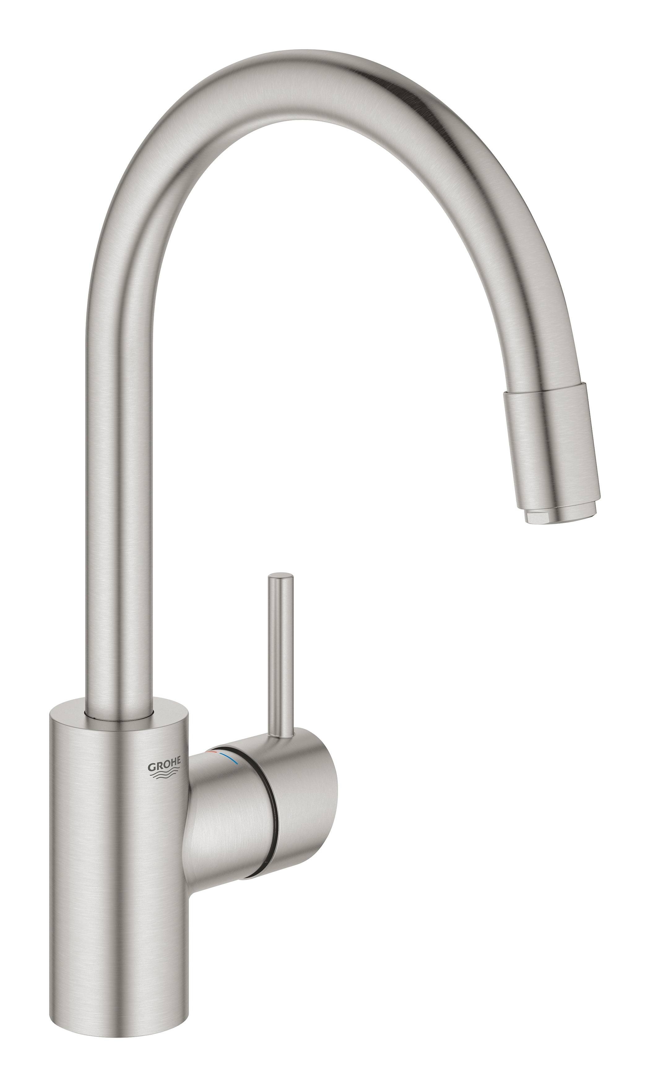 фото Смеситель для кухни grohe concetto new с выдвижным изливом, суперсталь (32663dc3)