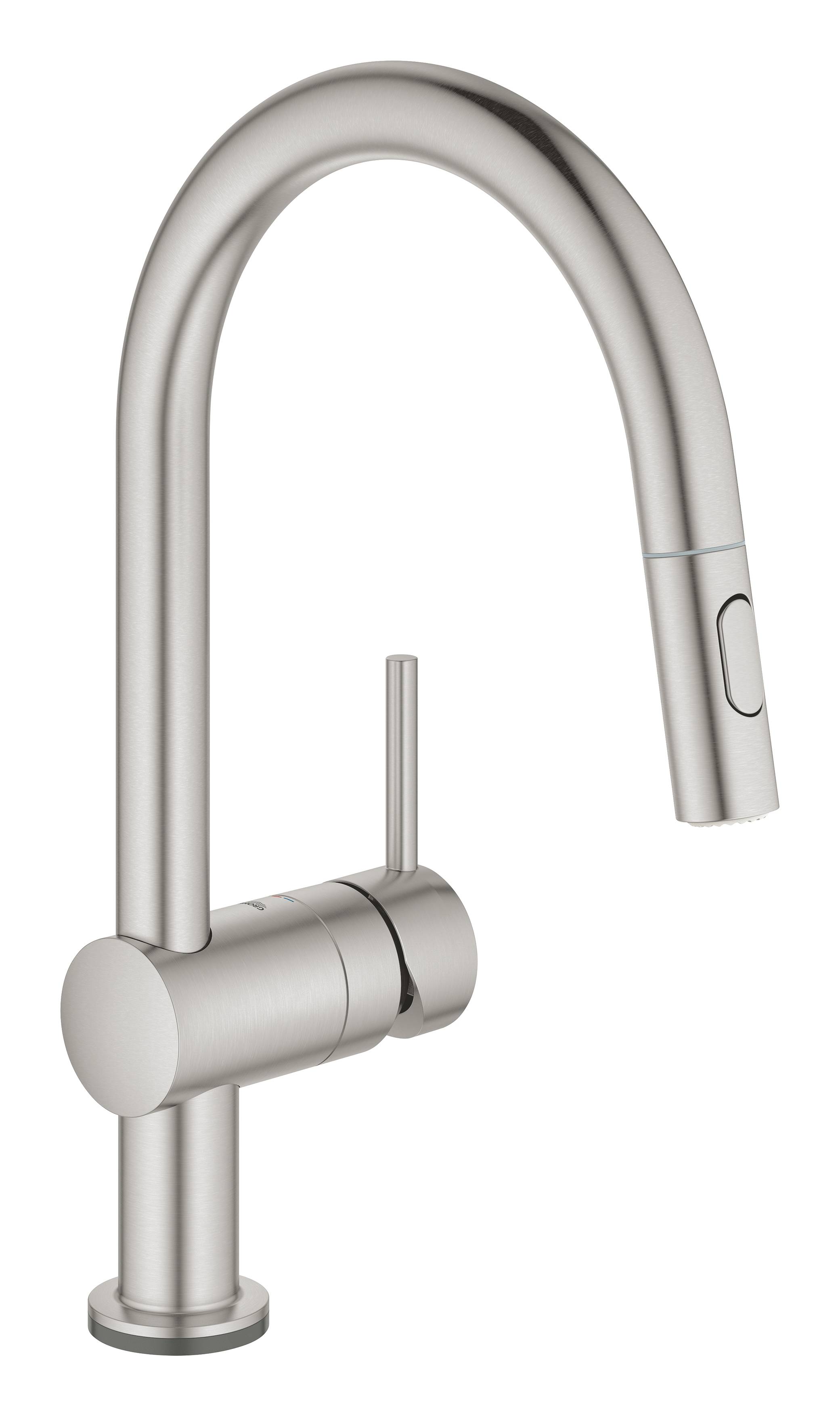 фото Смеситель для кухни grohe minta touch сенсорный, суперсталь (31358dc2)