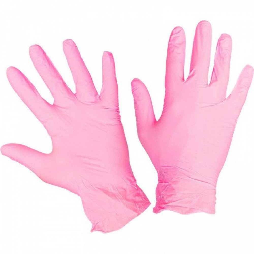 Перчатки нитриловые NitriMax, XS, розовый, 100 шт/упк