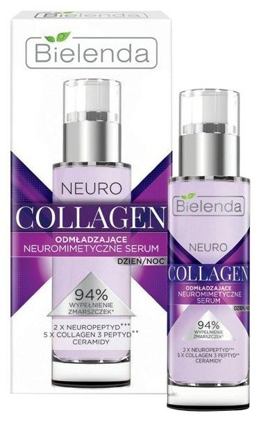 Cыворотка Bielenda Neuro collagen День/ночь омолаживающая нейромиметическая 30 мл