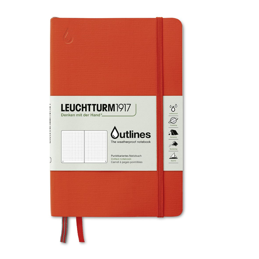 

Блокнот Leuchtturm1917 Outlines Paperback 363019 62л, в точку, мягкая обложка
