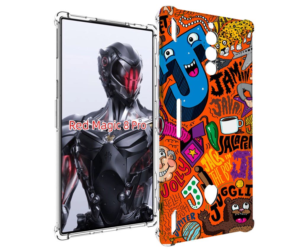 MyPads Funky-Decor Case for ZTE Nubia Red Magic 8 Pro / 8 Pro Plus