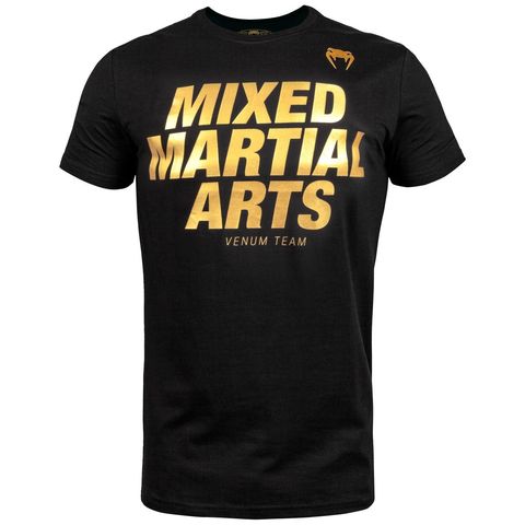 фото Футболка venum sport classic mma black/gold, m int