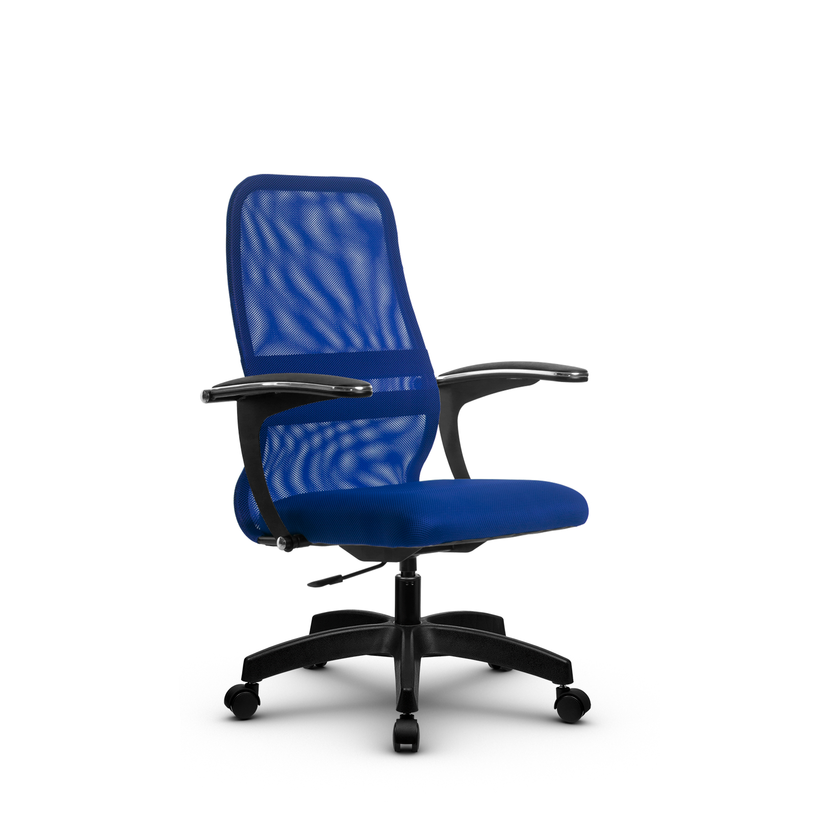 Кресло компьютерное SU-C-8/подл.160/осн.005 Синий/Синий