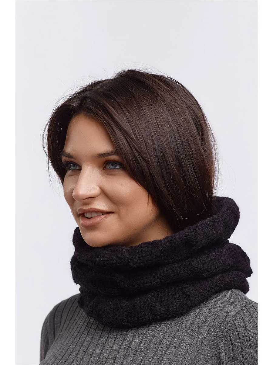 

Снуд унисекс СНЕЖНО S/PF-08 черный, 64х26 см, S/PF-08