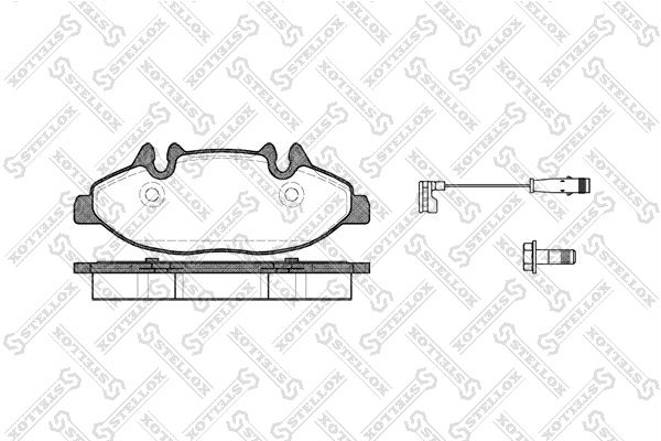 

Колодки Дисковые П. Мв Viаnо W639 3.2/2.2Сdi 03> STELLOX 1120002sx 1120 002-Sх =1109 02