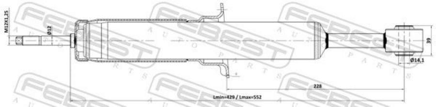 

Амортизатор передний GAS.TWIN TUBE