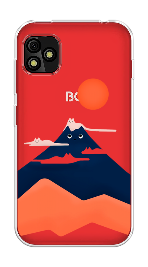 

Чехол на BQ 5060L "Кот-гора", Черный;оранжевый, 201750-4