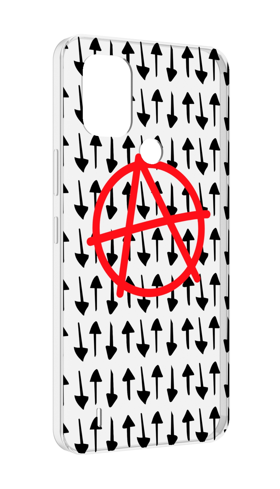 

Чехол MyPads анархия-панк для Nokia C31, Прозрачный, Tocco