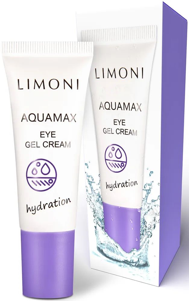 Гель-крем для век Limoni Aquamax Eye Gel Cream увлажняющий, для всех типов кожи 25 мл mesomatrix антикуперозный контактный гель от темных кругов под глазами capillar protect 150 0