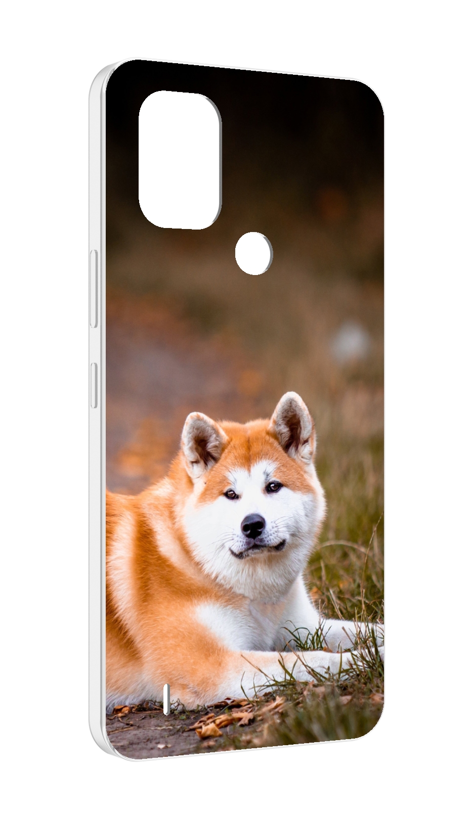 

Чехол MyPads акита ину для Nokia C31, Прозрачный, Tocco