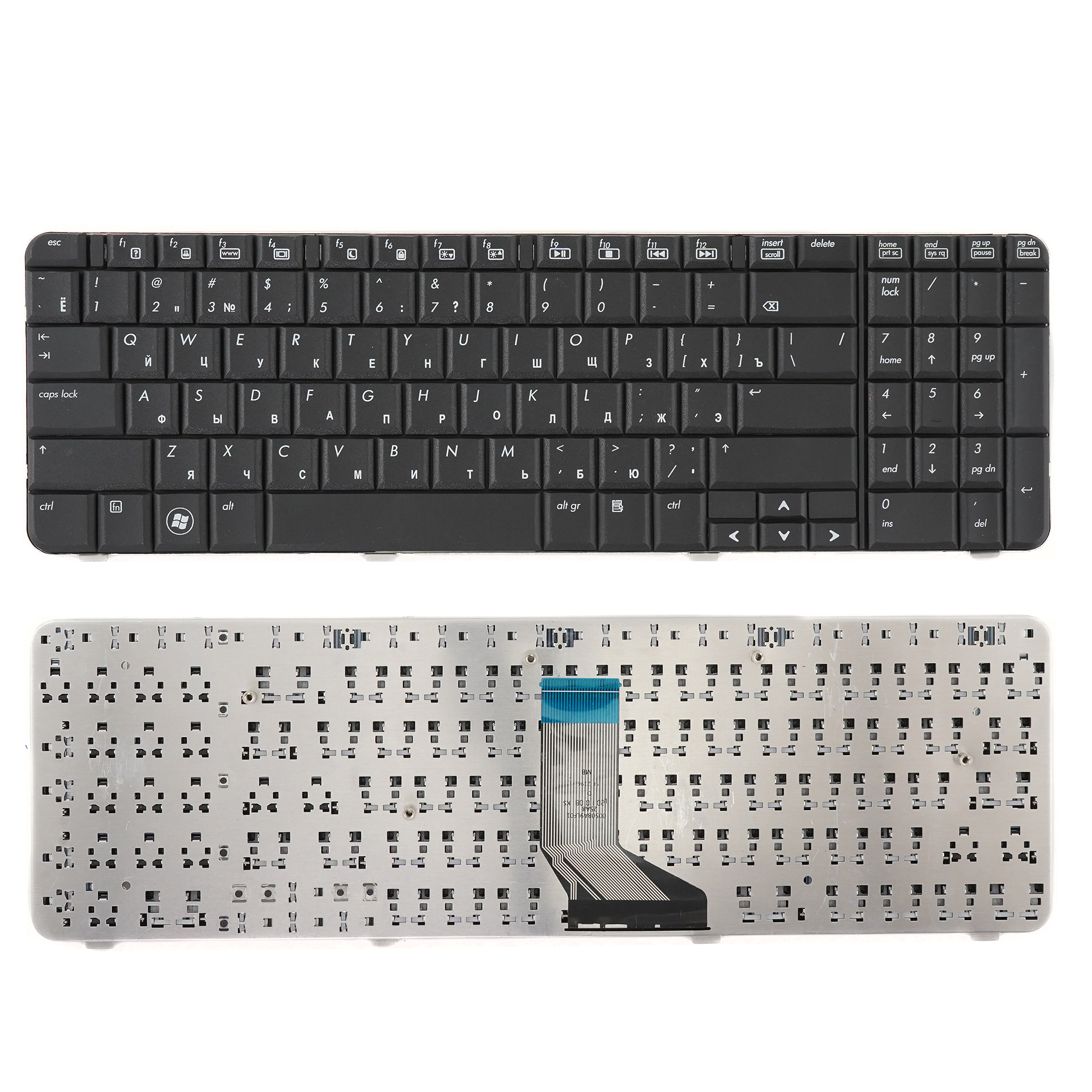 Клавиатура для ноутбука HP Compaq Presario CQ61, G61 черная