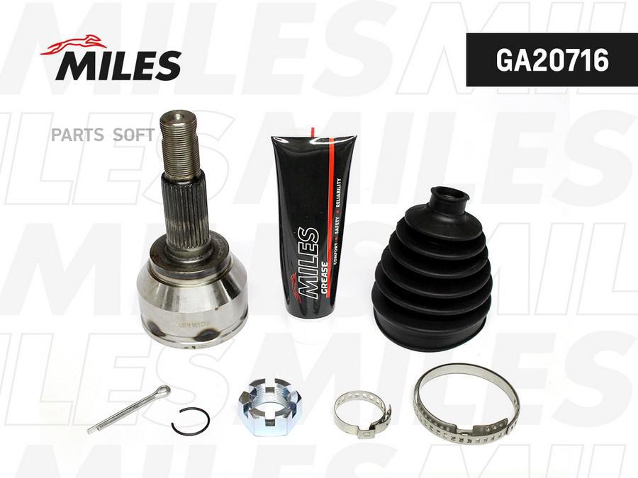 

MILES ШРУС наружный передний NISSAN JUKE 1.6 10- CVT (GSP 841279) GA20716 1шт