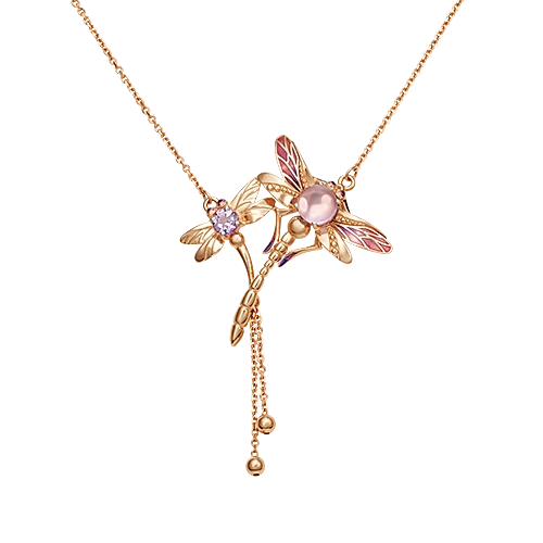 

Колье из красного золота 40 см PLATINA jewelry 07-0239-00-203-1110-57, эмаль/аметист, 07-0239-00-203-1110-57