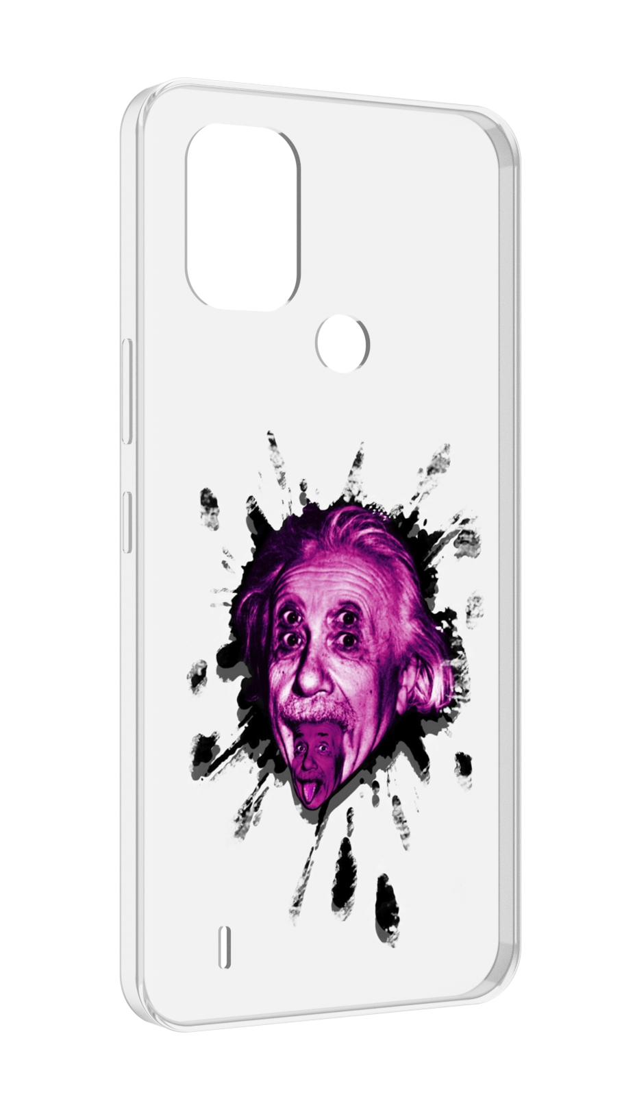 

Чехол MyPads Эйнштейн для Nokia C31, Прозрачный, Tocco