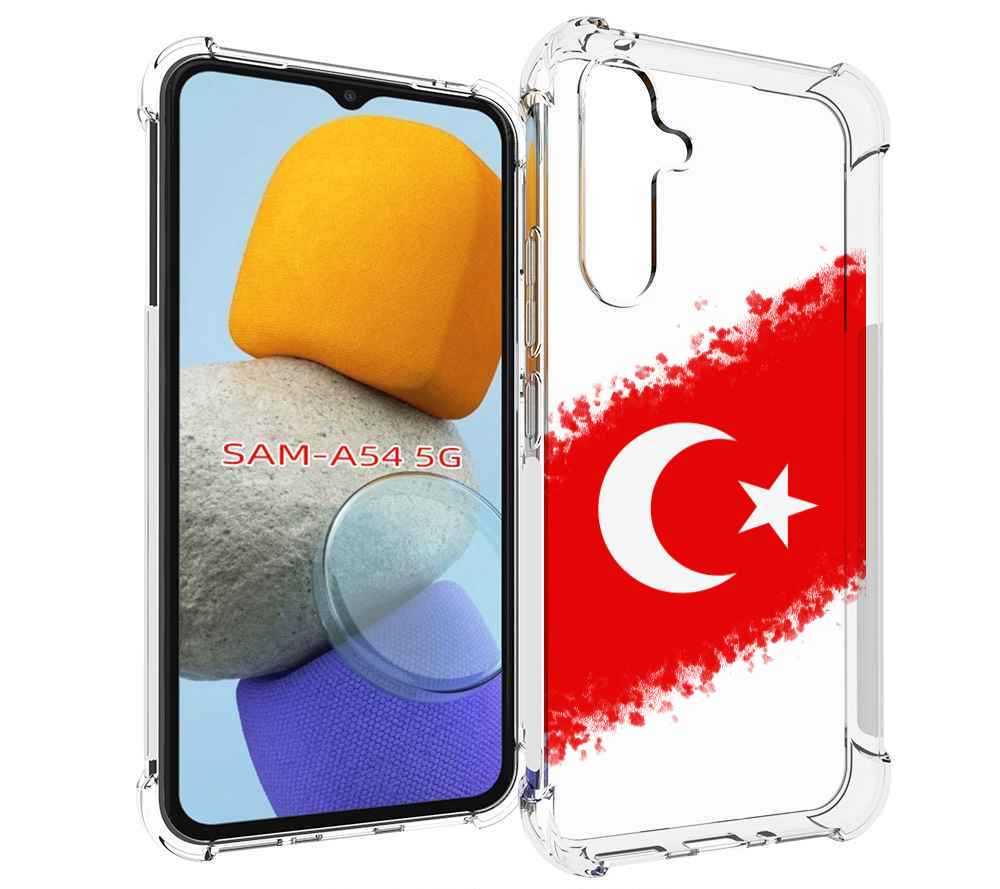 

Чехол MyPads флаг Турции для Samsung Galaxy A54, Tocco