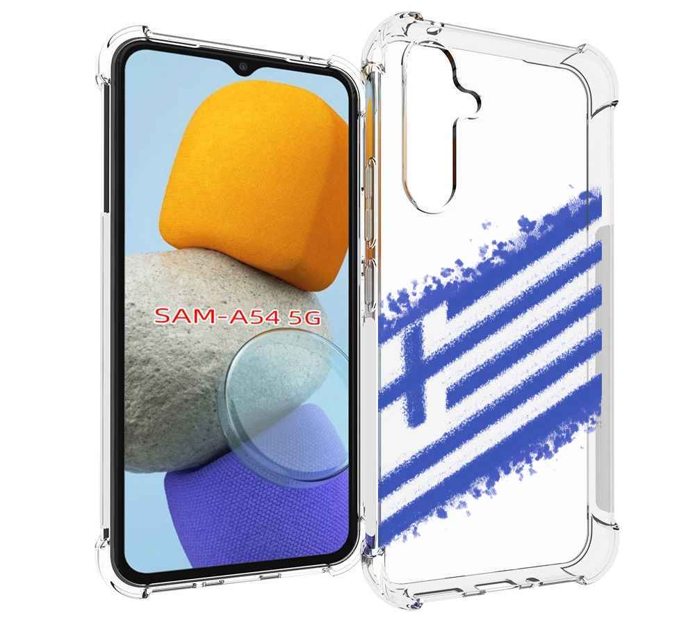 

Чехол MyPads флаг Греции для Samsung Galaxy A54, Tocco