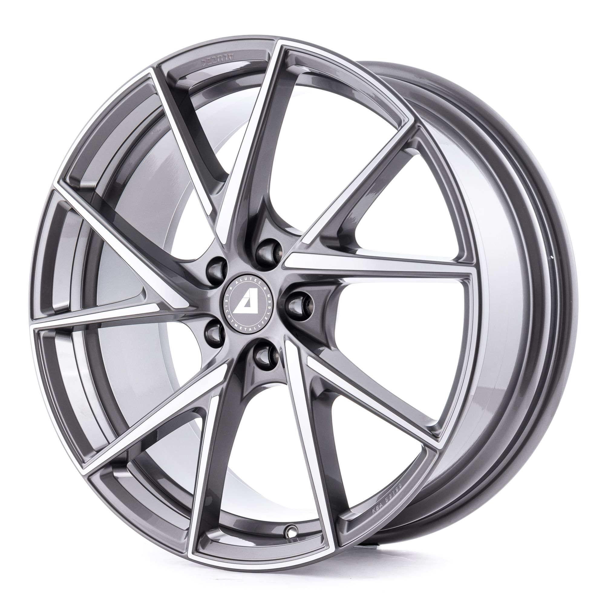 фото Колесный диск alutec adx.01 metallic platinum front polished 8.5xr18 et35 5*114.3 d70.1