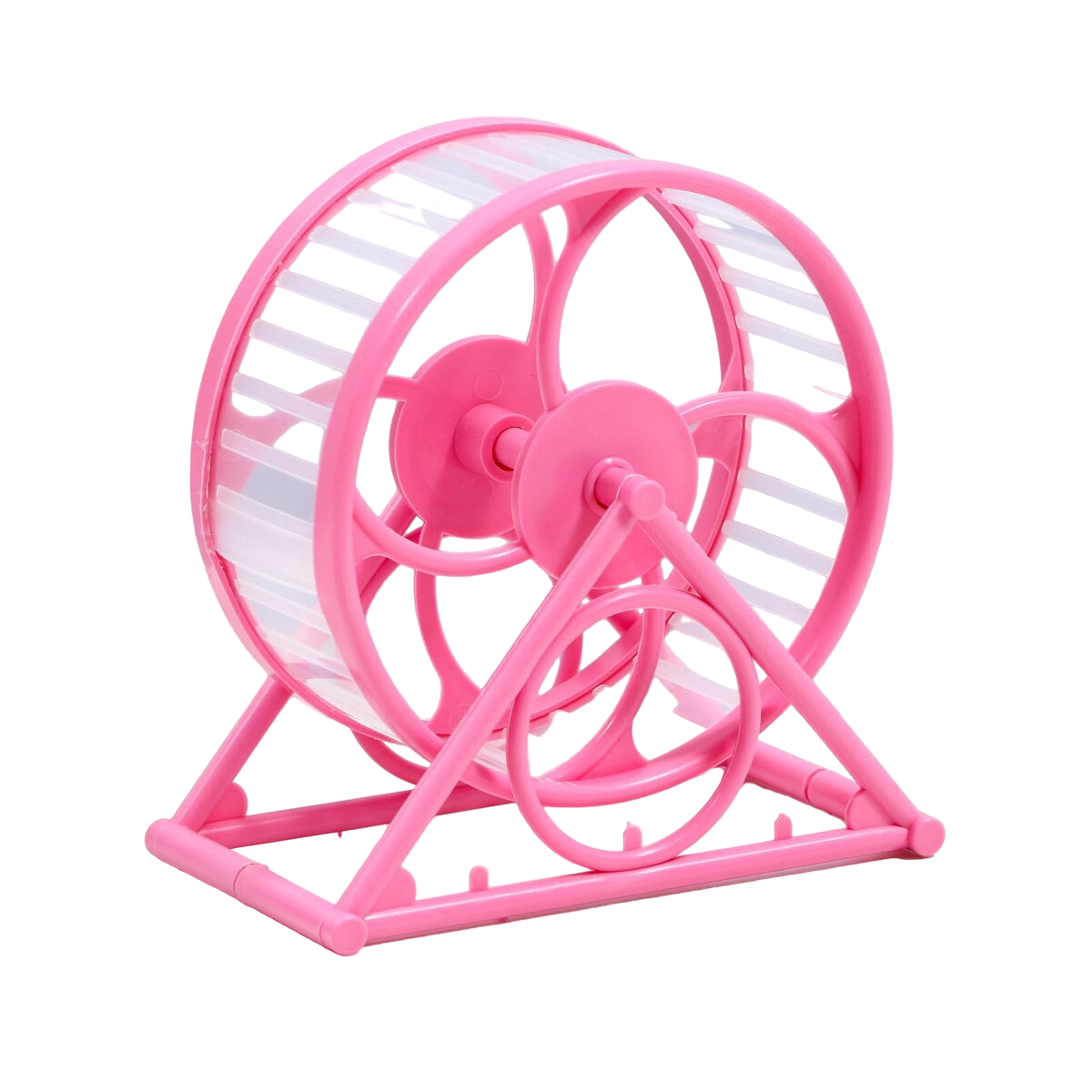 Пижон на подставке, диаметр колеса 12,5 см, 14х3х9 см, розовое